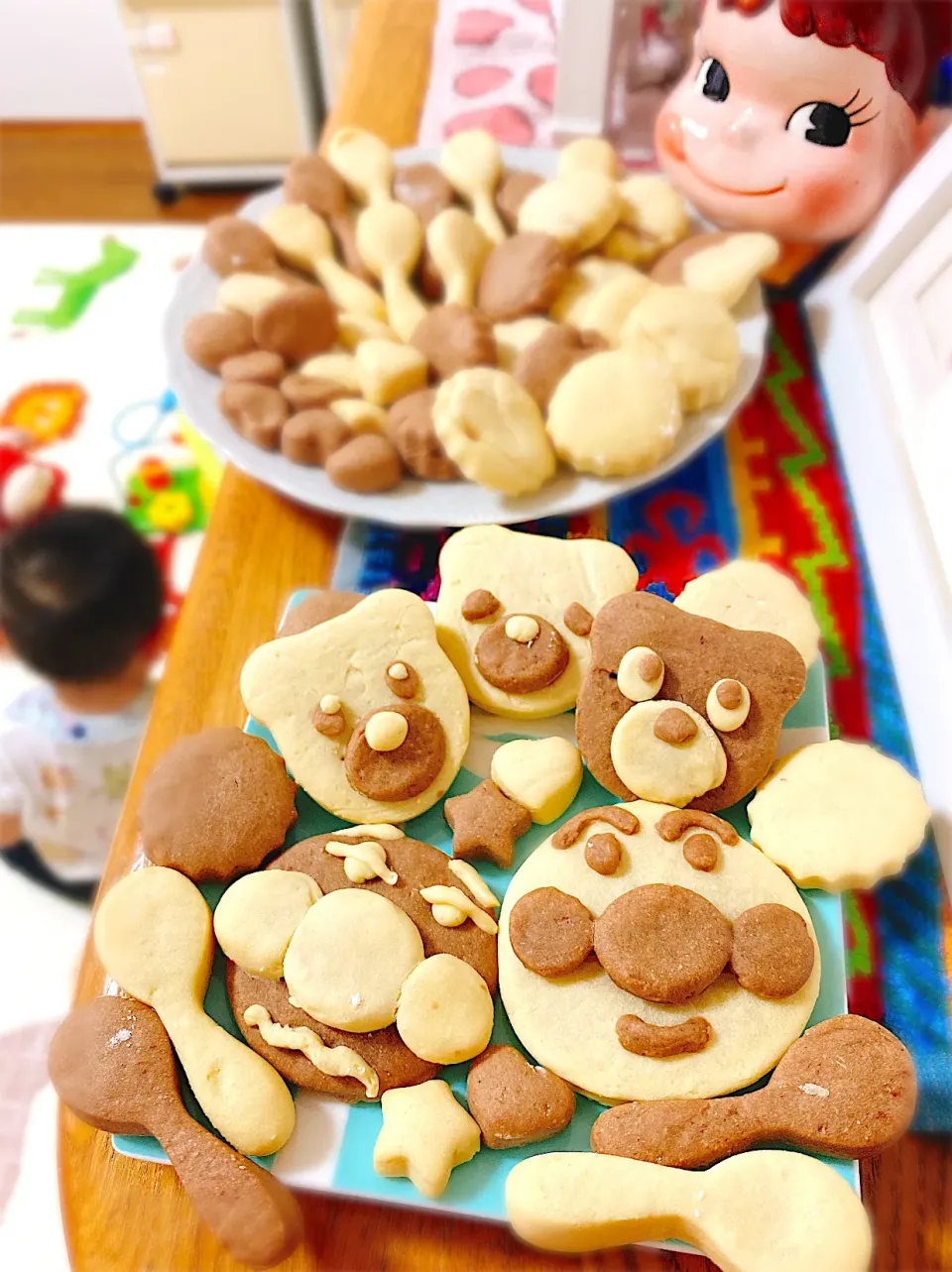 安心無添加ベビおやつ♡アンパンマンとくまさんと仲間たちのサクサククッキー。|ぽき。さん