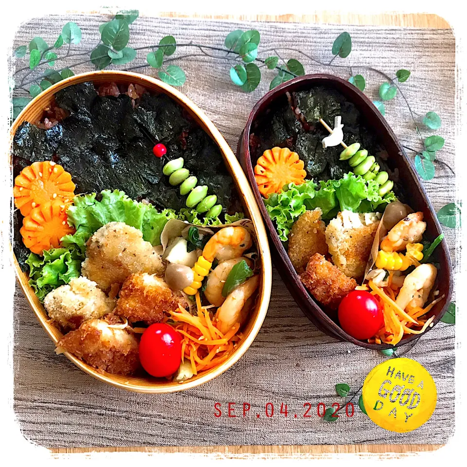 9/4 ☺︎☺︎ タラのスパイシーフライ弁当✩.*˚|jon2さん