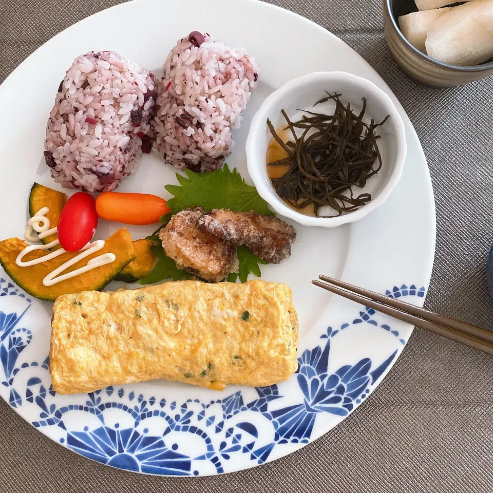 おにぎりランチ(⸝⸝⸝•́ω•̀⸝⸝⸝)|サチャンさん