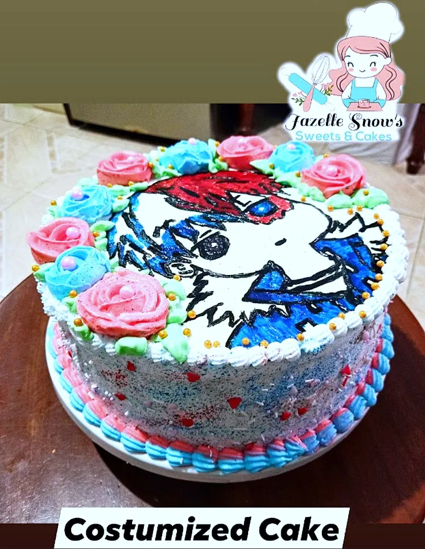 Costumized Cake (Anime TODOROKI )
Moist Chocolate Chiffon Cake|Jazelle Snow's Sweets & Cakesさん