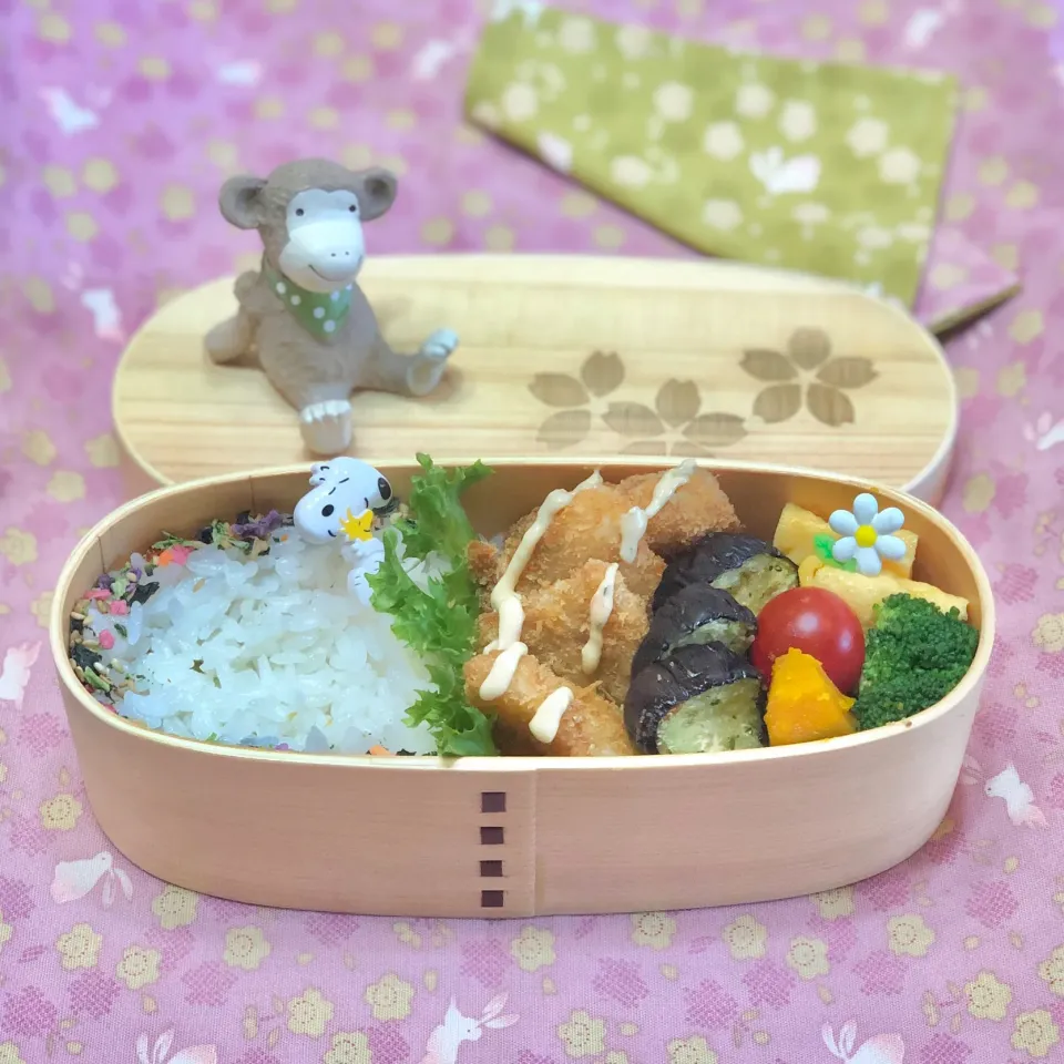 たらフライ☘の❤️ちゃんお弁当　8/29土|sweet homeさん