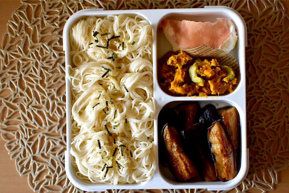 #お弁当 #娘弁当 #中学生弁当 #麺弁当 #フードマン #作り置き #素麺弁当|dra-kichiさん