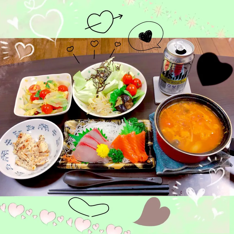 ９／５ ｓａｔ 晩ごはん🍴＊○°|rinaronarさん