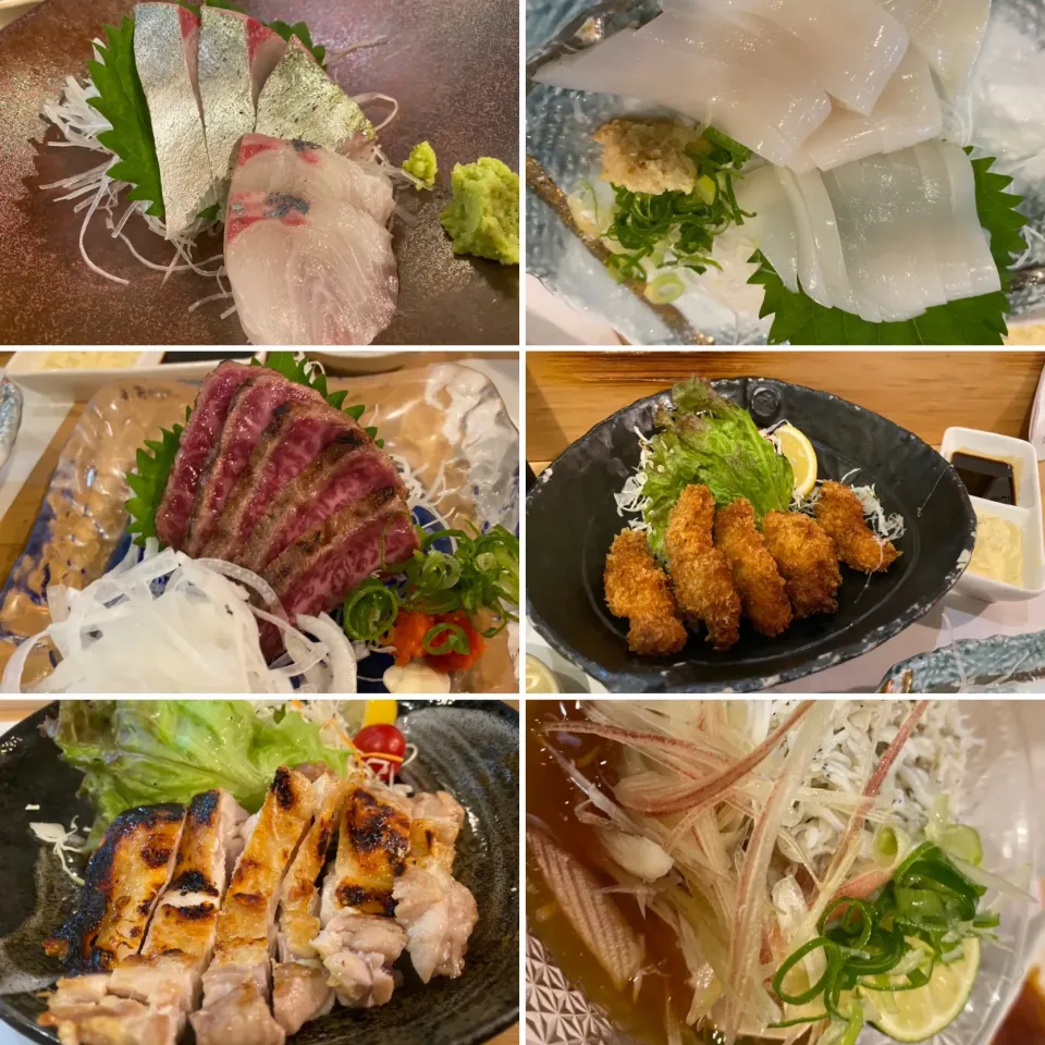 Snapdishの料理写真:魚の美味いお店で飲む🍶|buhizouさん