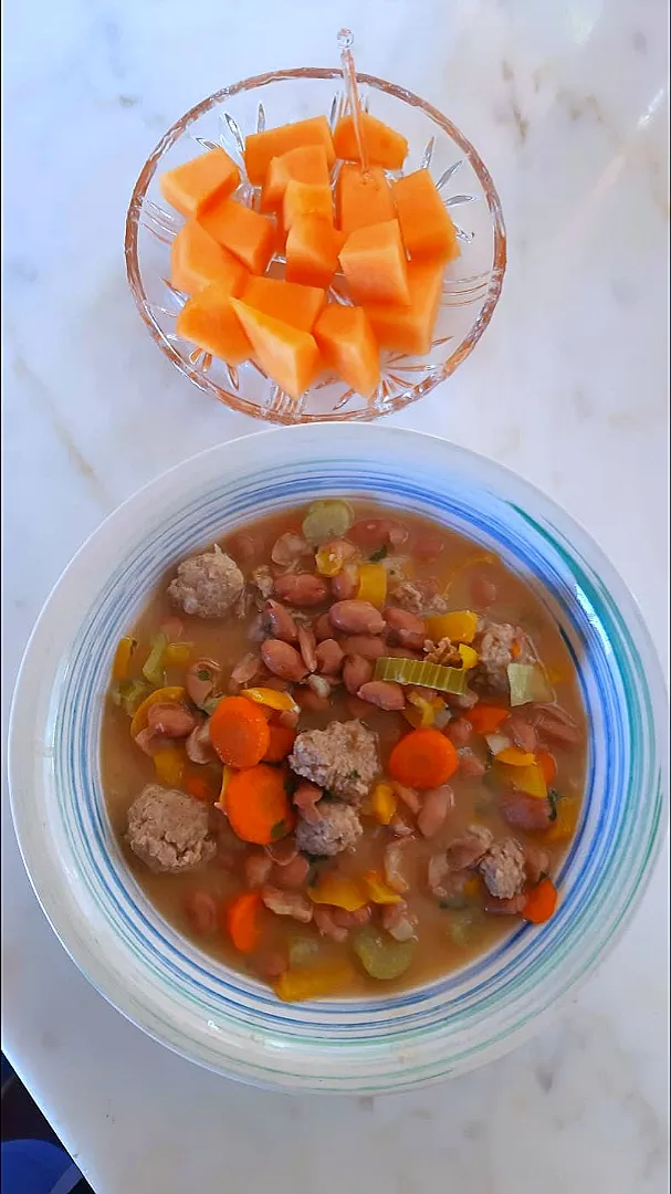 Snapdishの料理写真:Fagioli e salsiccia ❤️|030203さん