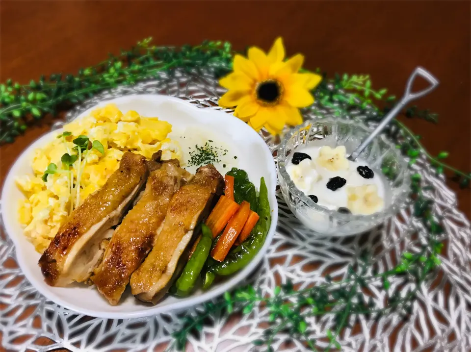 Snapdishの料理写真:「鶏テリ親子丼？」|バシュランさん