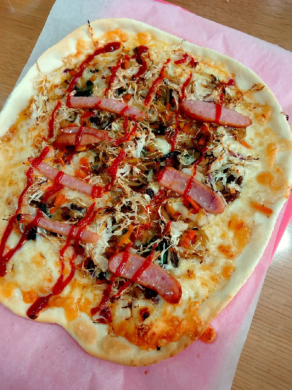 生地から手作りおうちビビンバピザ😋🍕|みぽりん♪さん