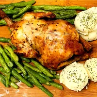 Air fried Lemon and Rosemary Chicken|Elenorさん