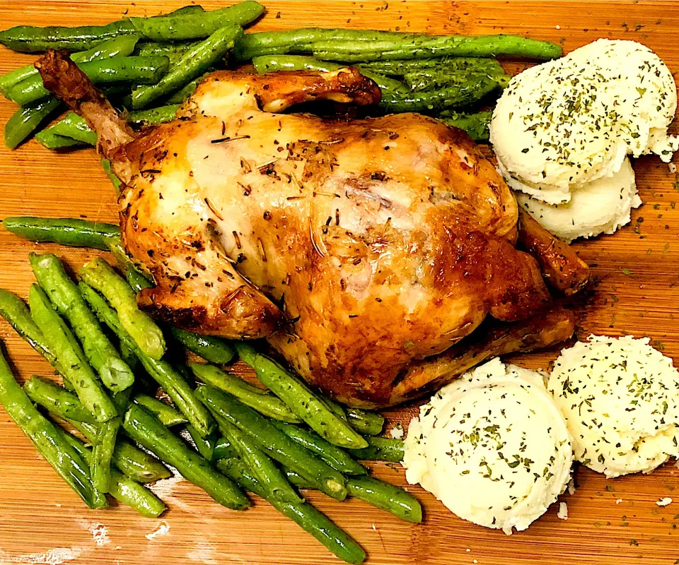 Air fried Lemon and Rosemary Chicken|Elenorさん