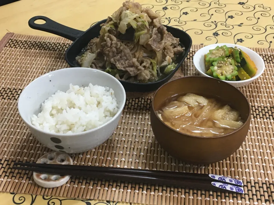 牛すき煮～夕飯|チムニーさん