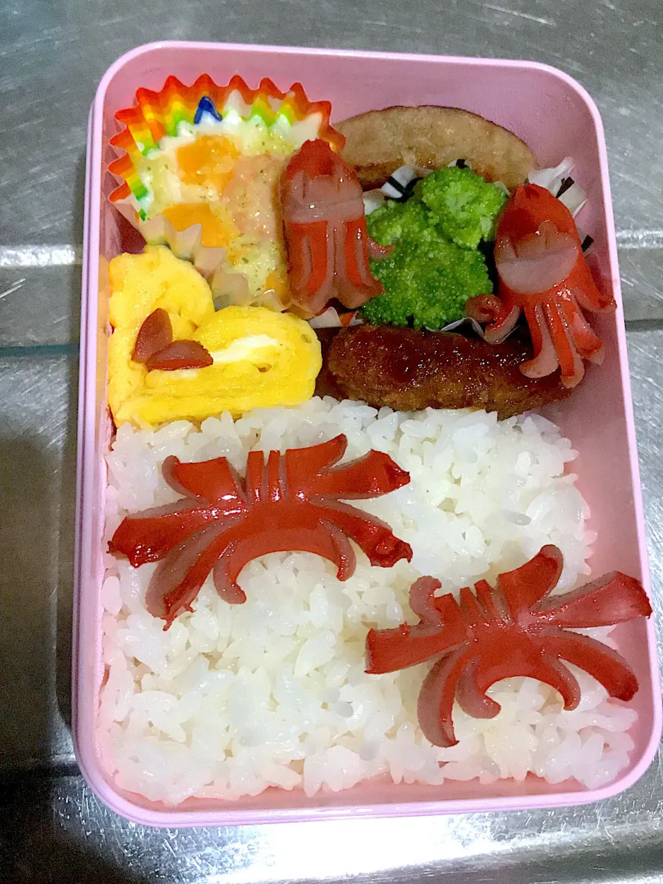 カニさんのお弁当♪|こーやさん