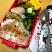 Snapdishの料理写真:チキンソテー弁当|Kumiko Kimuraさん