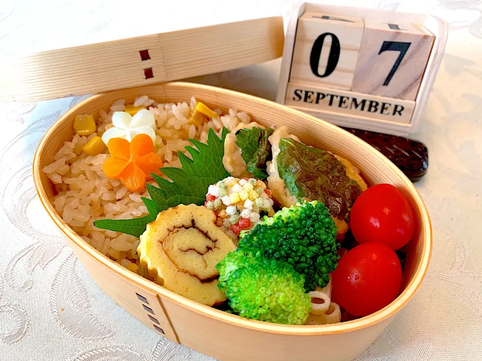 Snapdishの料理写真:2020/9/7 女子高校生弁当|みんみんさん