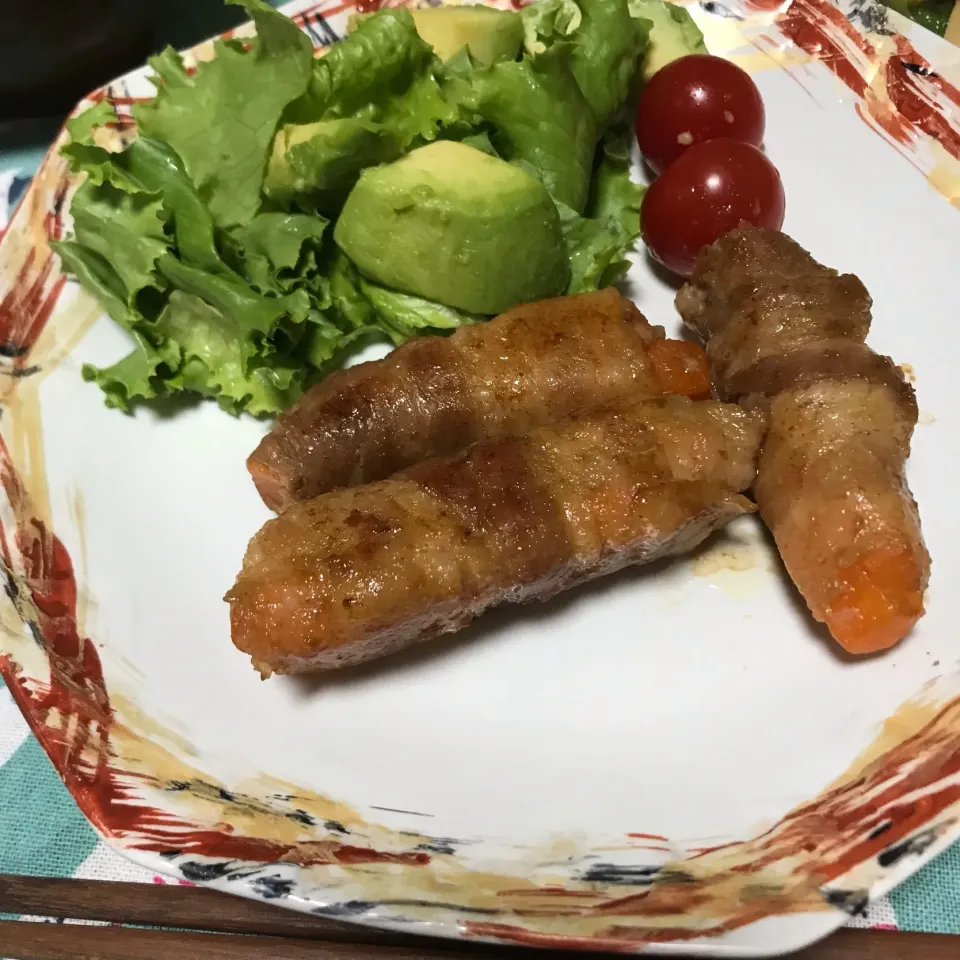 肉焼きにんじん|あさかさん