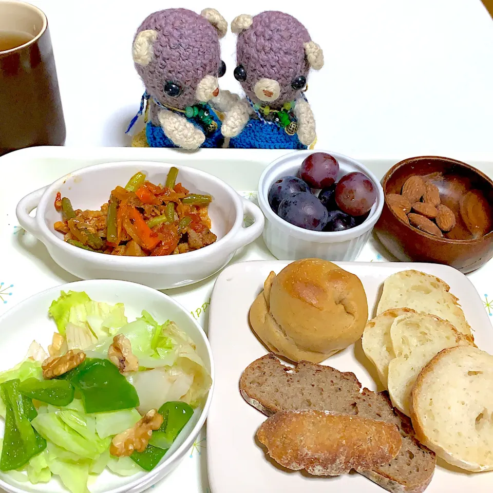 Snapdishの料理写真:朝ごぱん(*'ω'*)|chagashiさん