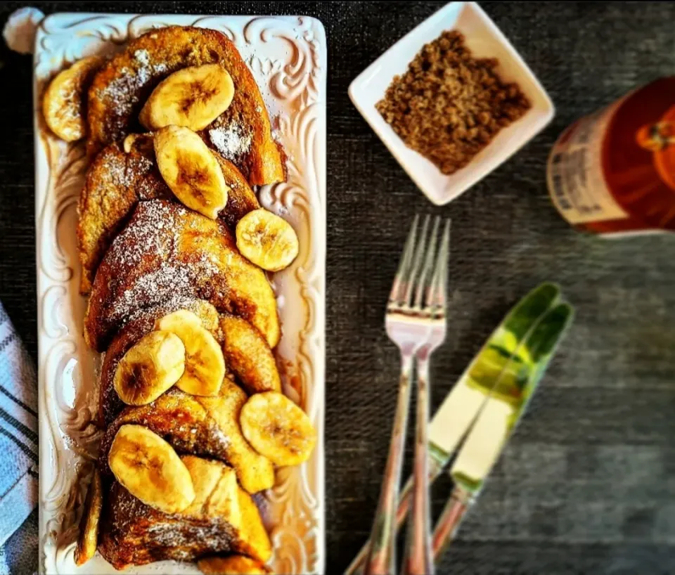 Bananas Foster French Toast|Jbunny Caféさん