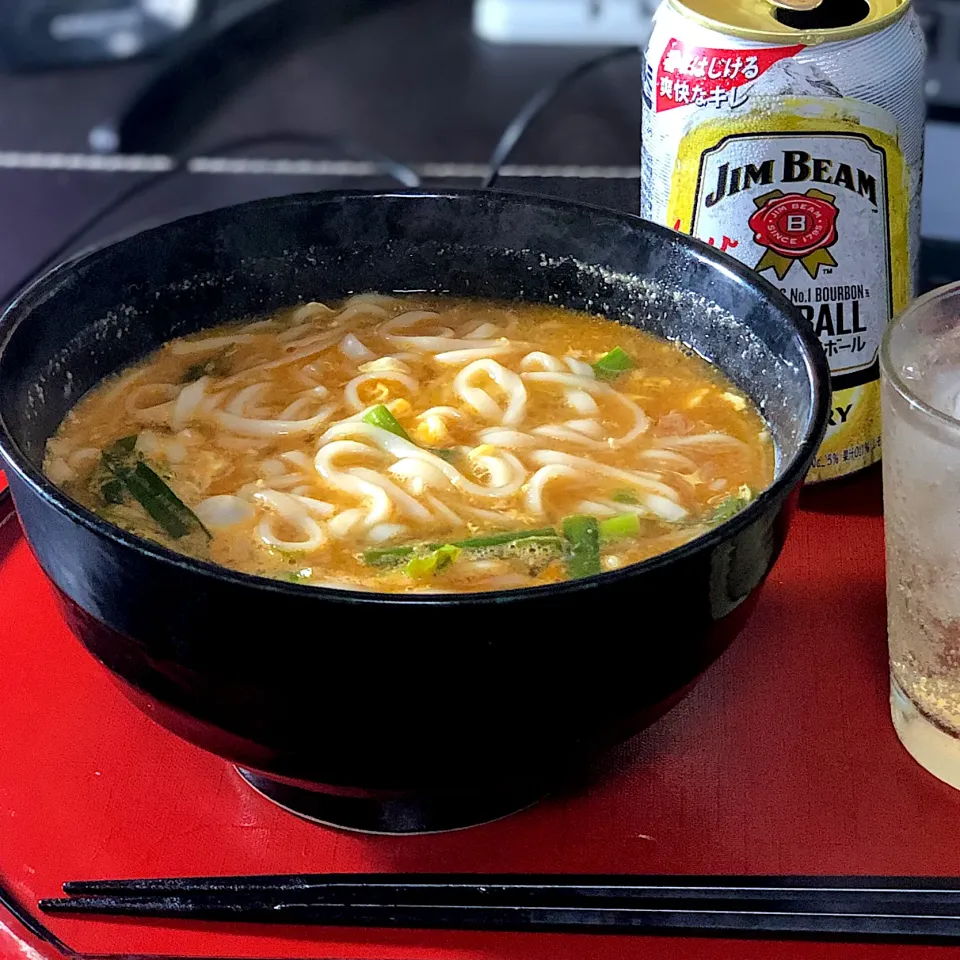 ピリ辛うどん（極細麺）|ひろゆきさん