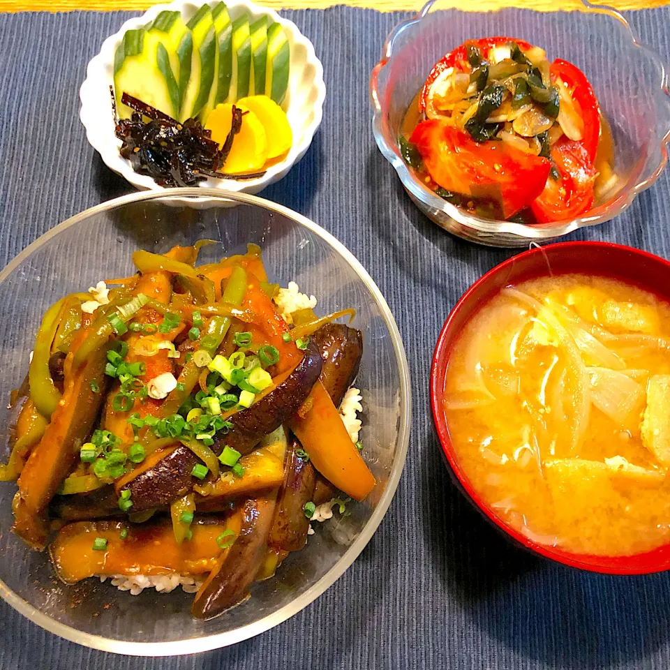 #vegan 
ナス丼|makiko_aさん