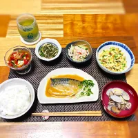 Snapdishの料理写真:夜ご飯🐟|ぼんぼんさん