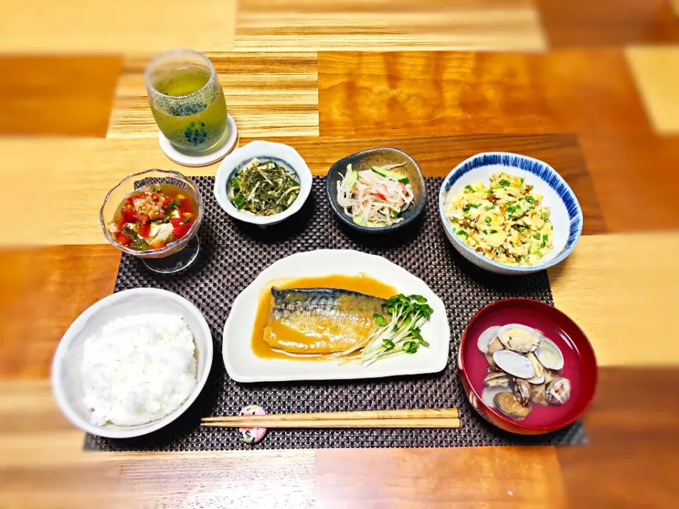 夜ご飯🐟|ぼんぼんさん