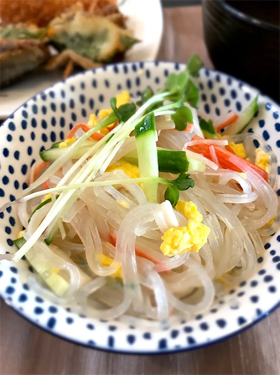 Snapdishの料理写真:まいりさんの料理 胡瓜とカニカマの酢の物🥒マロニーでね🤗💕deアレンジレシピ✨✨|＊いちご＊さん