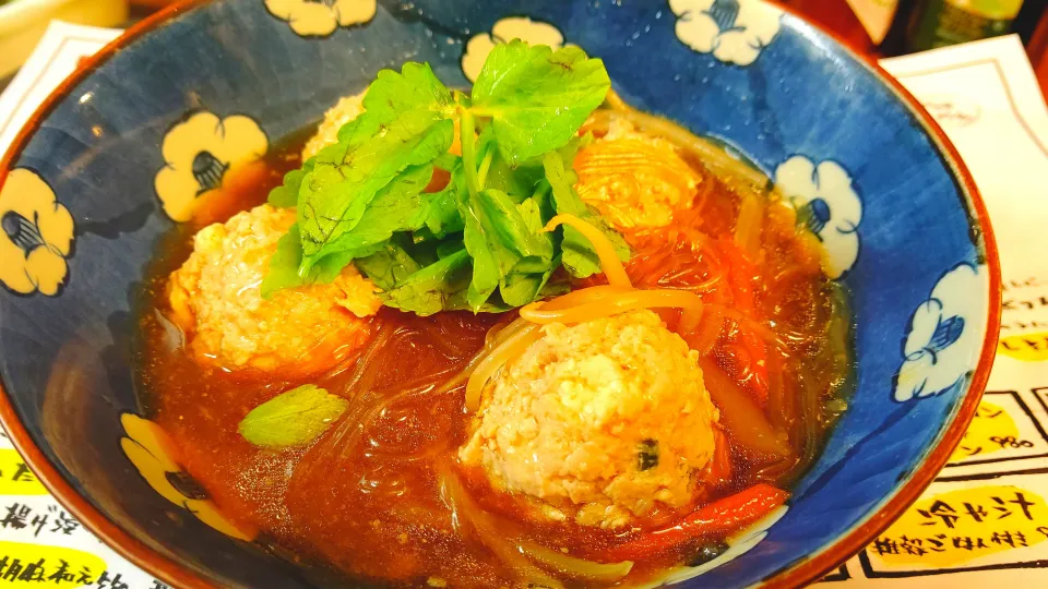 鶏団子と春雨の野菜あんかけ|Gauche Suzukiさん