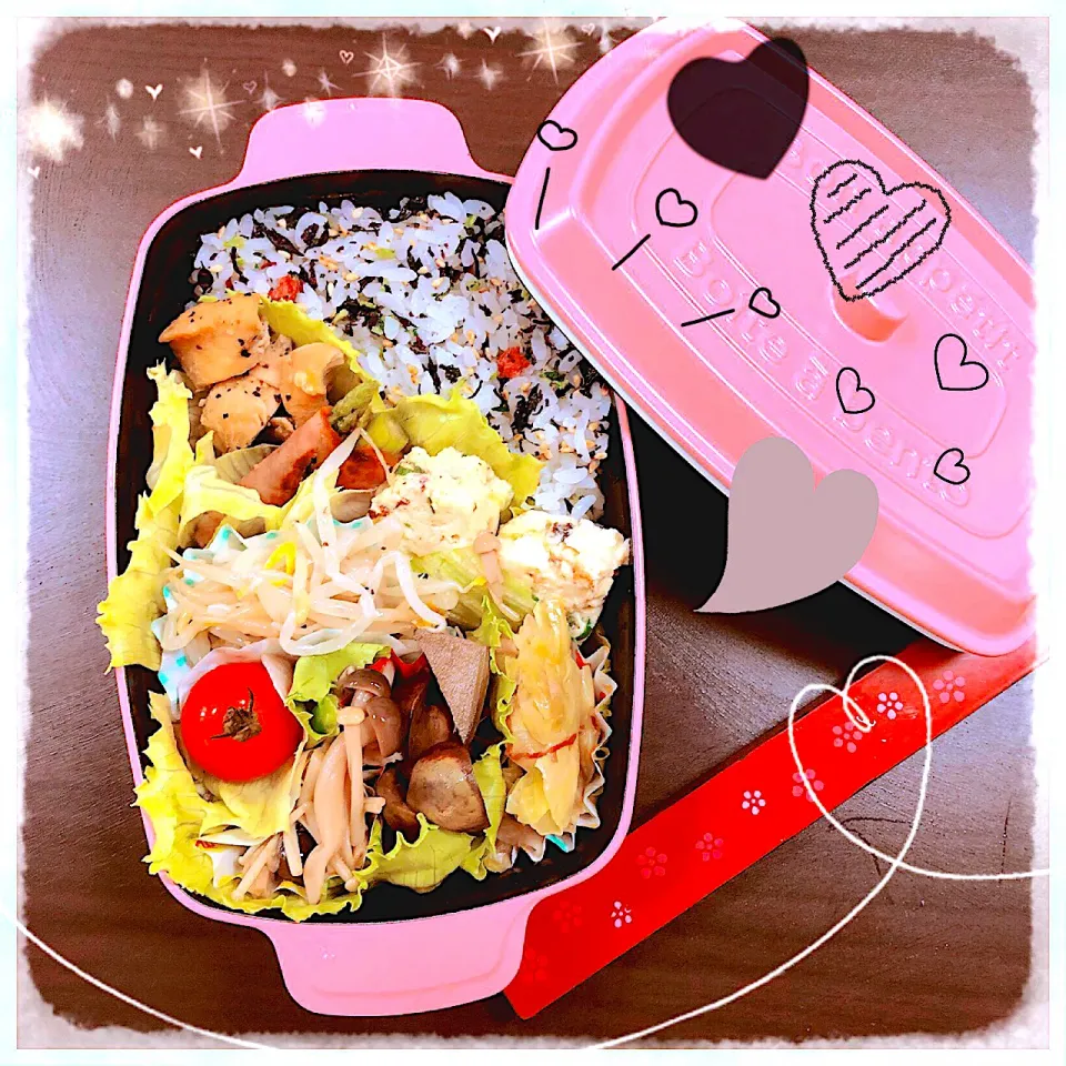 ９／１０ ｔｈｒ オリーブオイル チキン＆アスパラベーコン弁当🍴|rinaronarさん