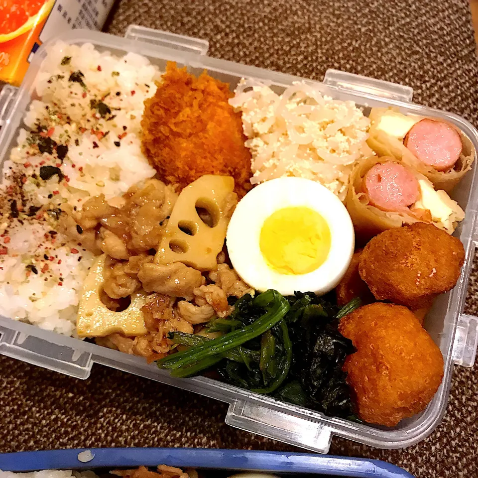 Snapdishの料理写真:長男弁当9月10日|hatabowwyomeさん