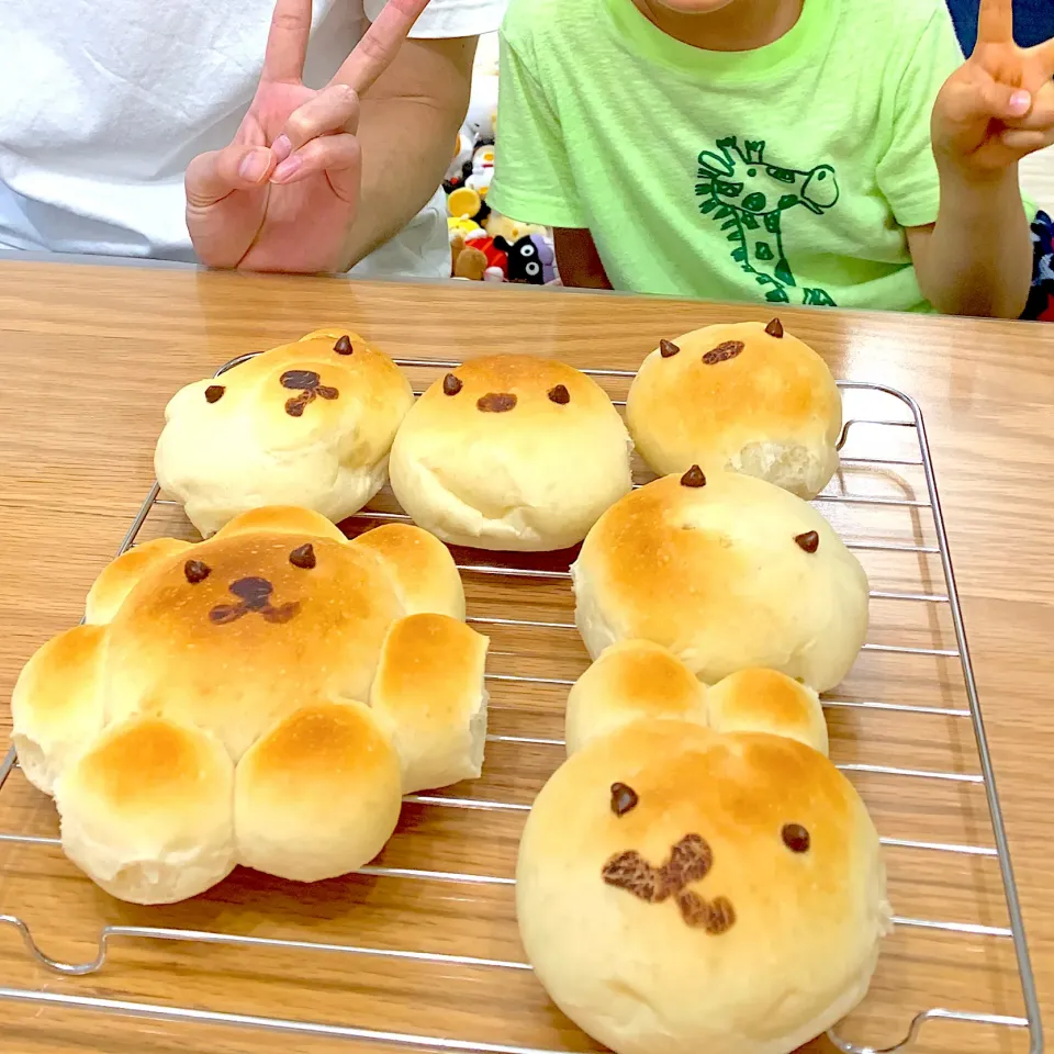 手づくり動物パン♪|じゅんこさん