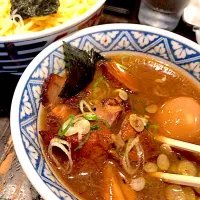 Snapdishの料理写真:厚切りチャーシュー大盛、つけ麺|島時間2020さん