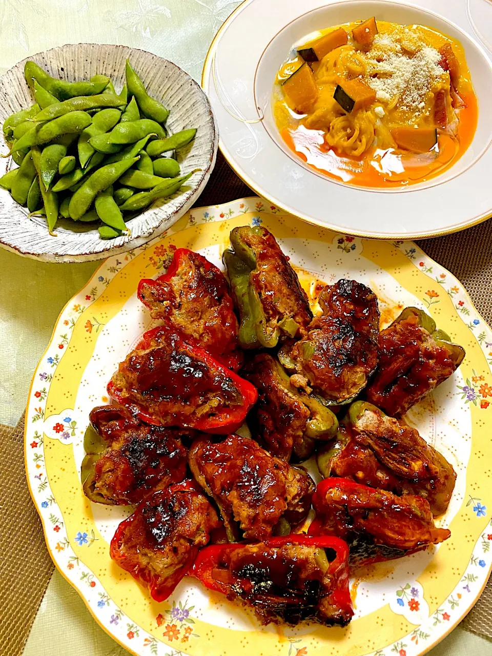 ピーマンの肉ずめ☆晩ご飯|ぽっちさん