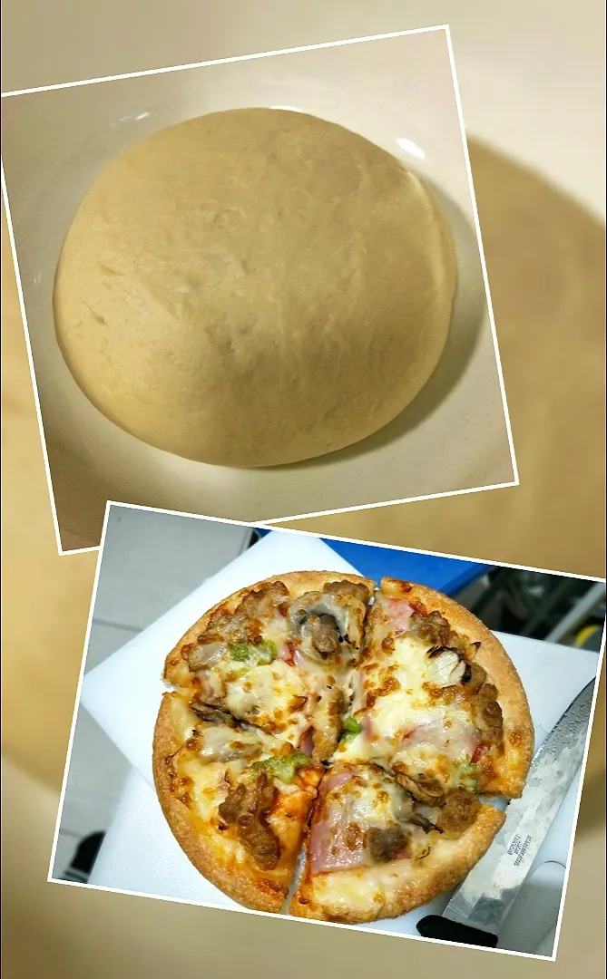 Snapdishの料理写真:【Deluxe Pizza】|Tanivuさん