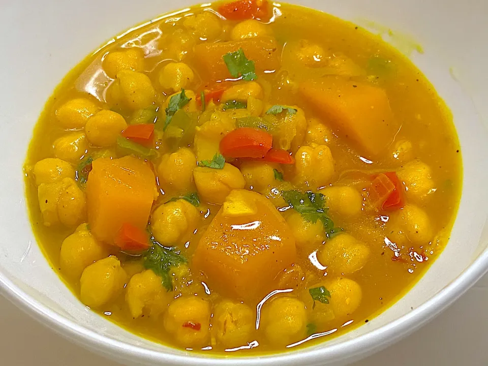 Garbanzos al curry con coco|Cooking with LBoriVazquezさん