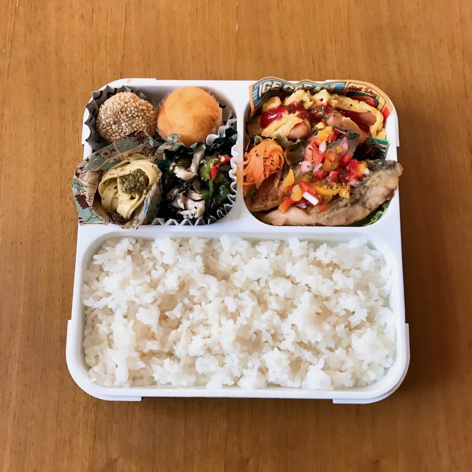 鯖のエスカベッシュ弁当。|むろこ。さん