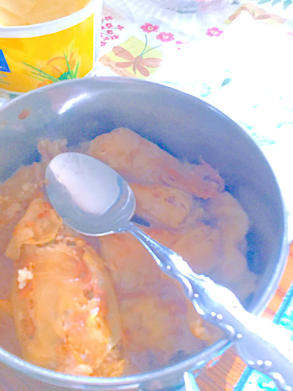 My grandma makes cabbage rolls|ninja kittyさん