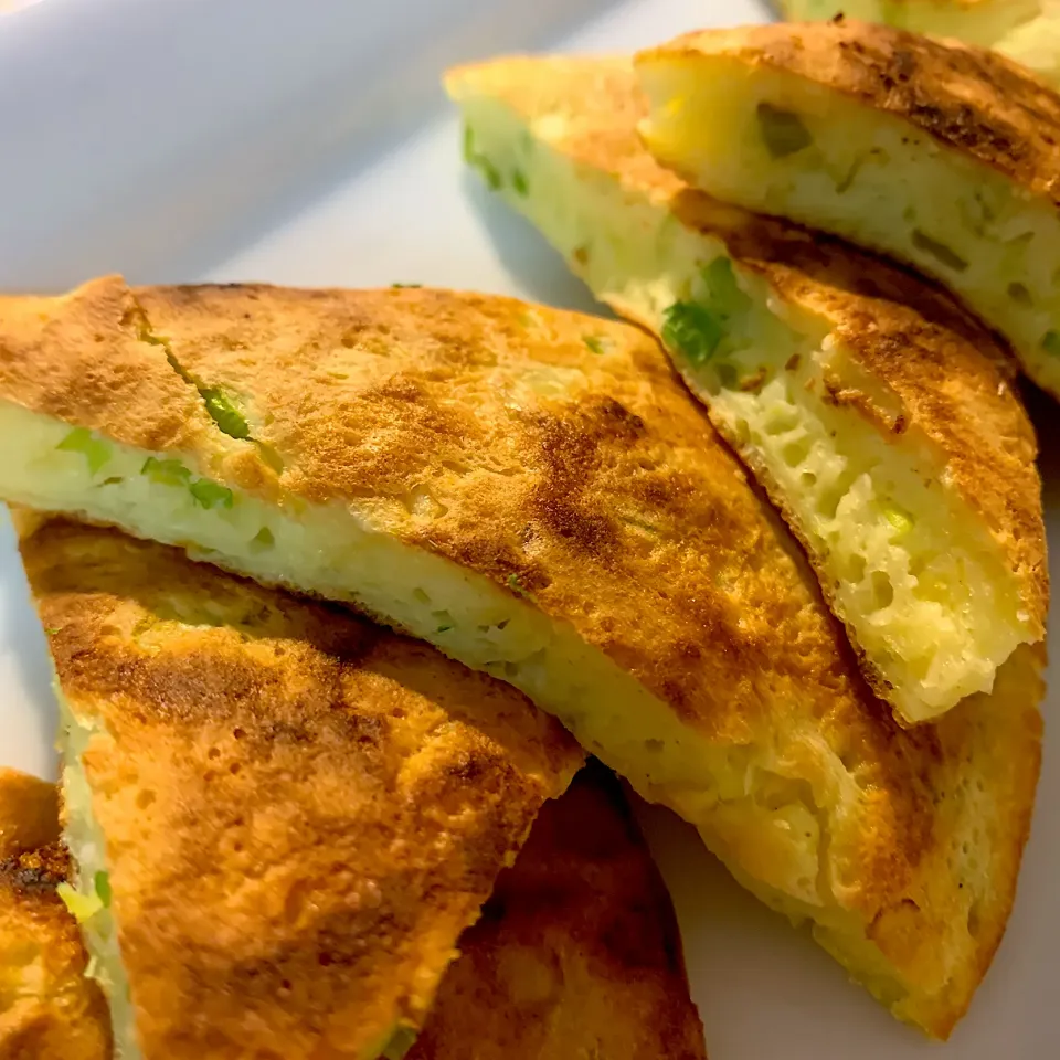 Scallion Pancake (スカリオンパンケーキ)|Masa, The Cooking Husbandさん