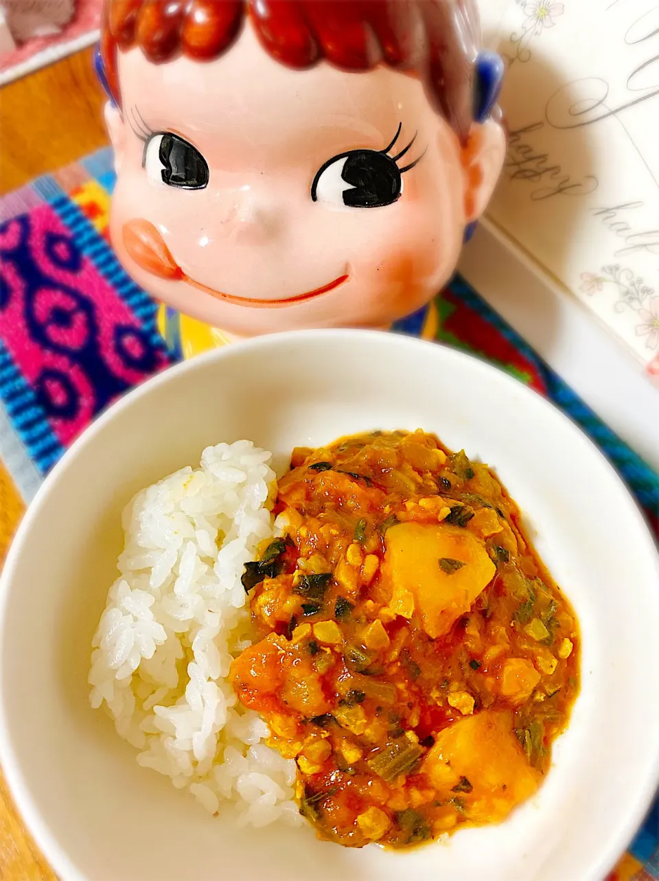 お野菜の甘み旨味たっぷり♡５分で完食カレーライス。|ぽき。さん