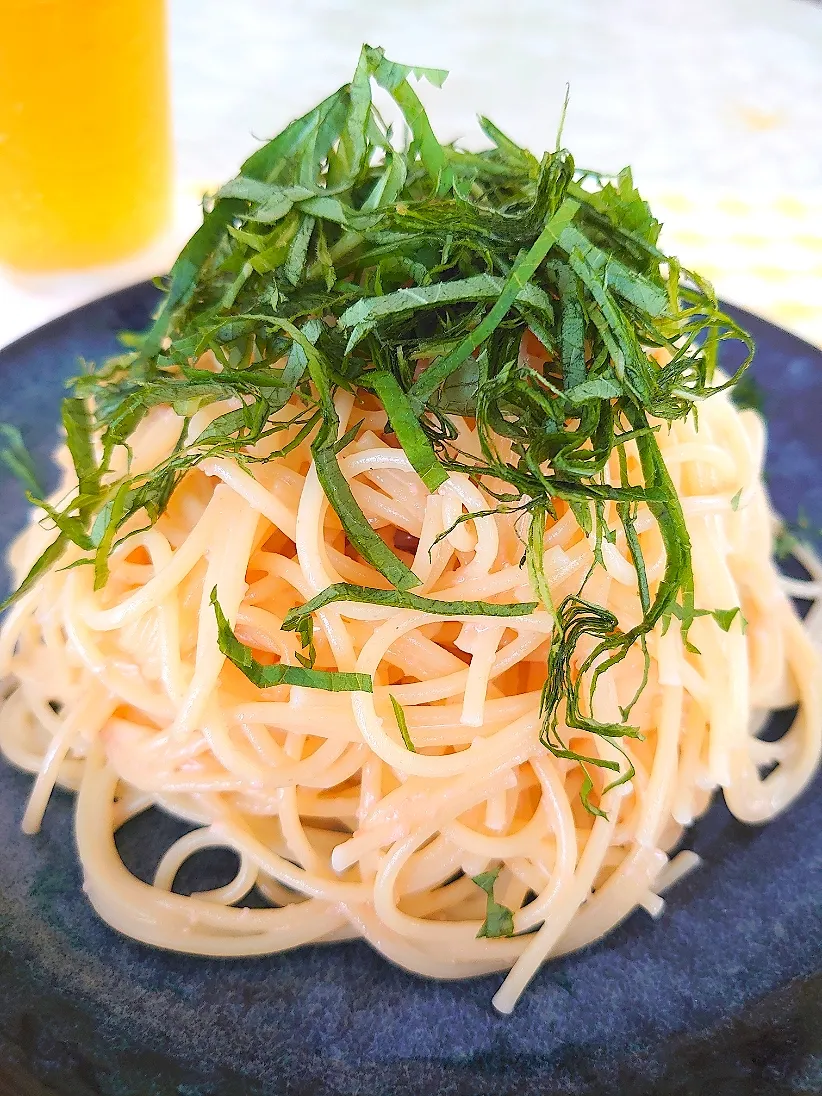 大葉がどっさり
めんたいマヨパスタ🍝|🍒ふみりん🍒さん