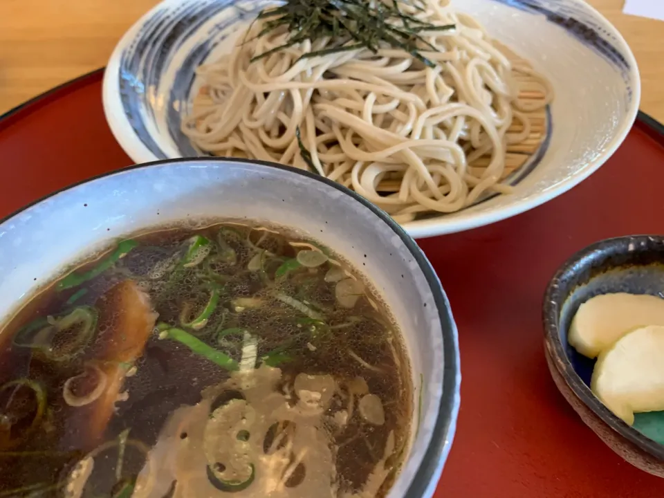 秋田県仙北市角館町の蕎麦処 船場 龍水庵の「鴨つけ蕎麦」|お家でbar!さん