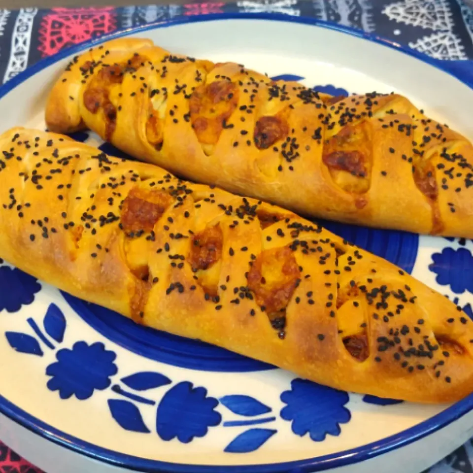 vegetable Stuffed Braided Bread|Anamikaさん