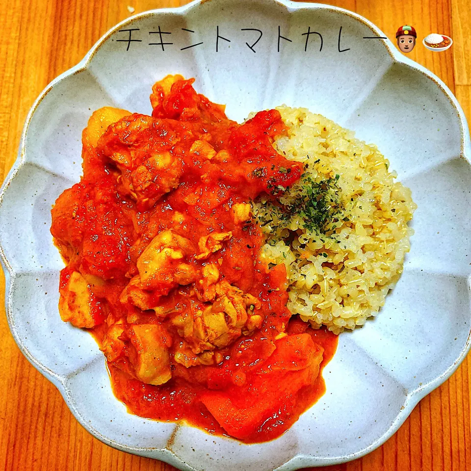 Snapdishの料理写真:チキントマトカレー|ⓐさん