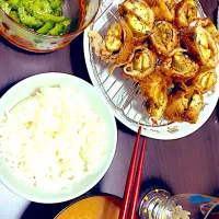 Snapdishの料理写真:志麻さんの茄子の肉味噌揚げ|こっぺぱんさん