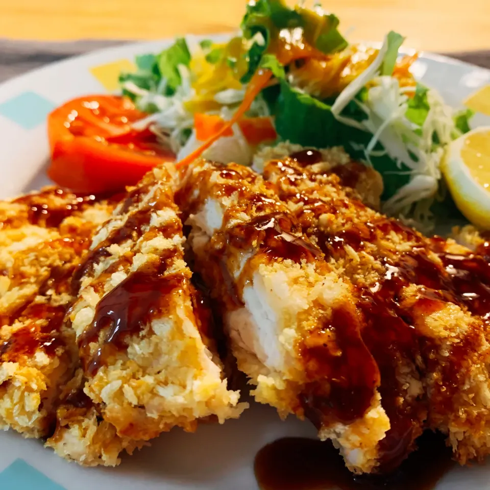 Non-Fried Chicken Cutlet (揚げないチキンカツ)|Masa, The Cooking Husbandさん