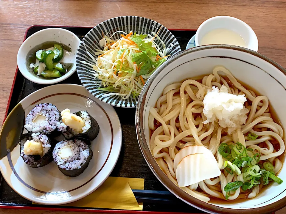 イカ天巻き、おろしころうどん|ゆーママさん