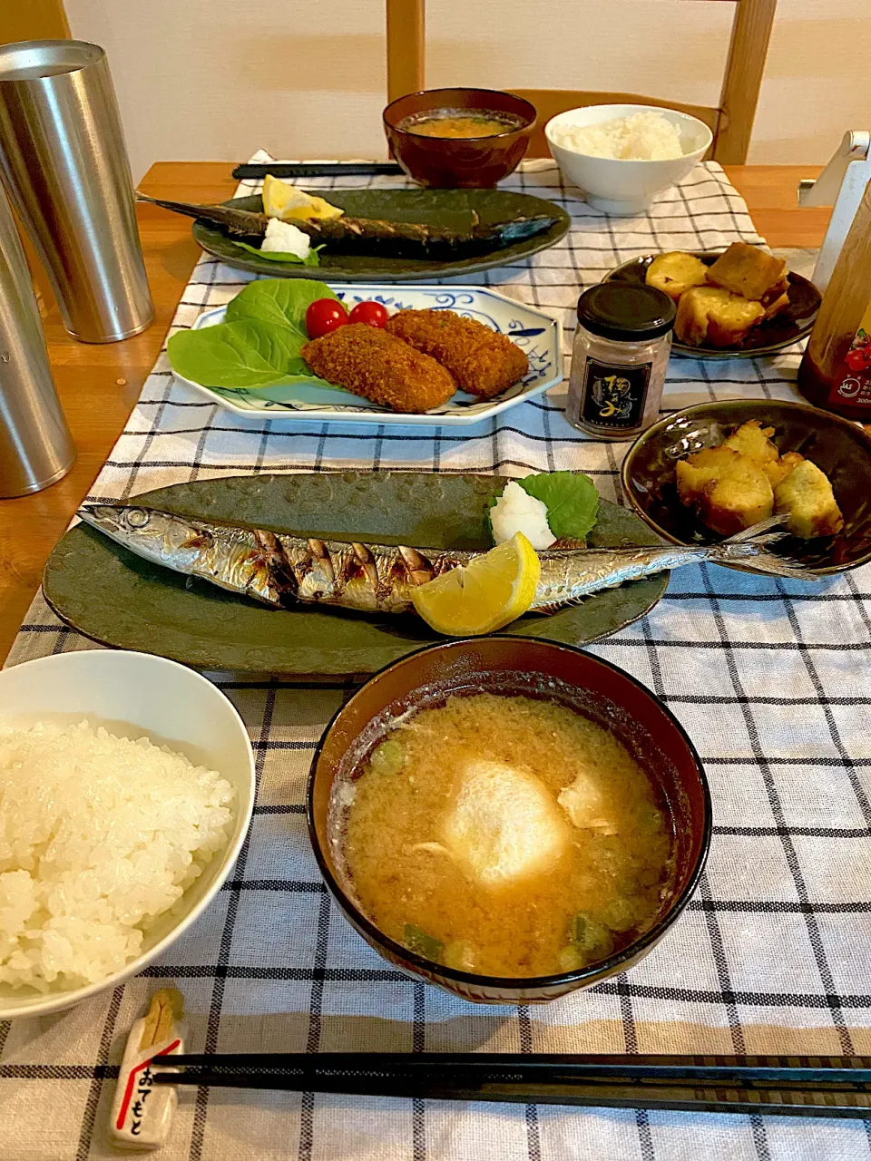 秋刀魚定食|はるたそさん