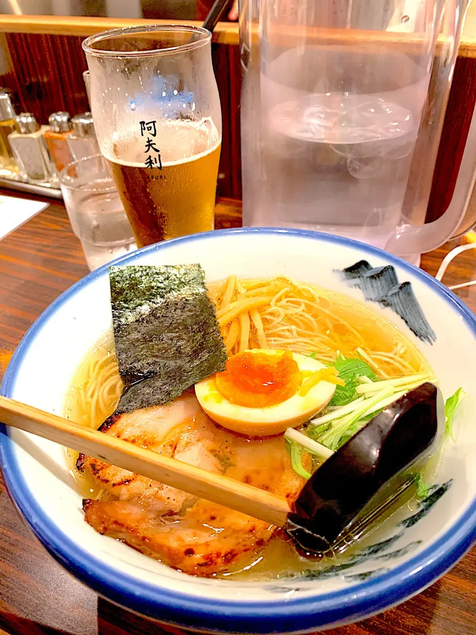 Snapdishの料理写真:塩ラーメン。|ゆっちこさん