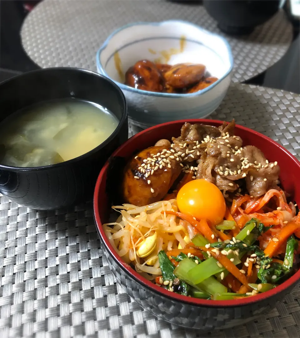 簡単ビビンバ丼|ねてさん