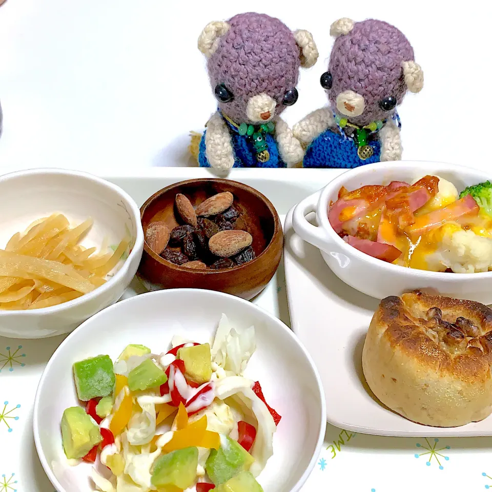 Snapdishの料理写真:朝ごぱん（╹◡╹）|chagashiさん