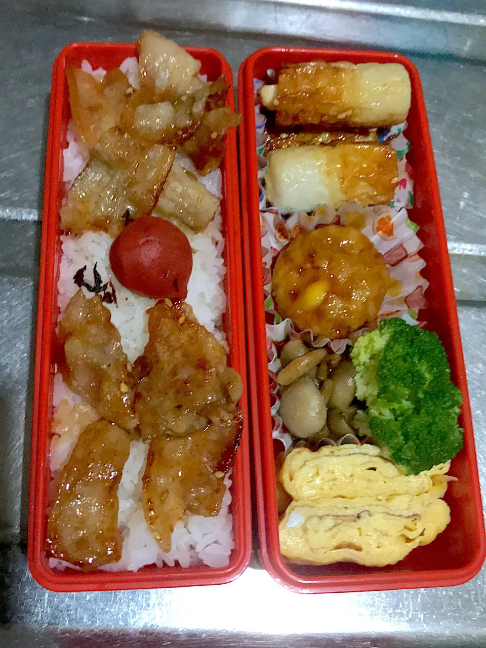 茶色いお弁当♪|こーやさん