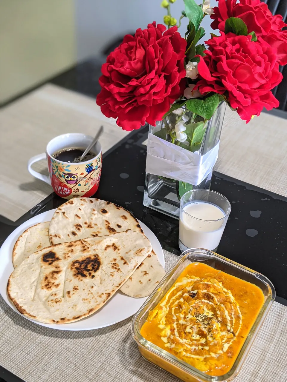 Indian butter chicken with Naan bread|歆颖さん